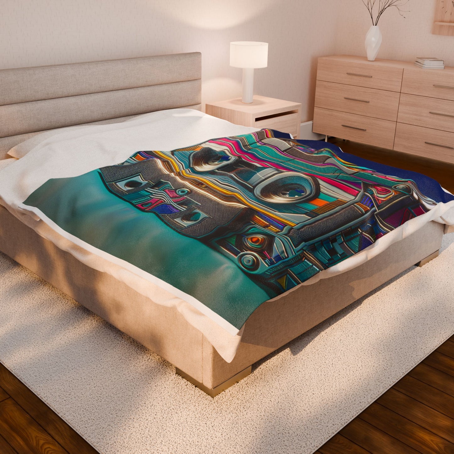 Retro Audio Tape Revival- Plush Blanket