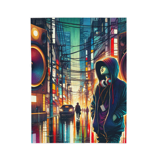 Rhythm in Motion - Plush Blanket