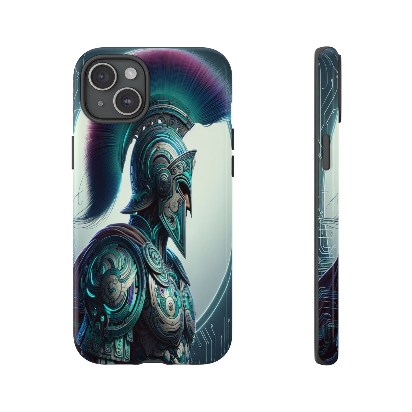Custom ProtectiveGuardian of the Digital RealmIphone Case Compatible With Iphone 16 15 14 - Phone Cover