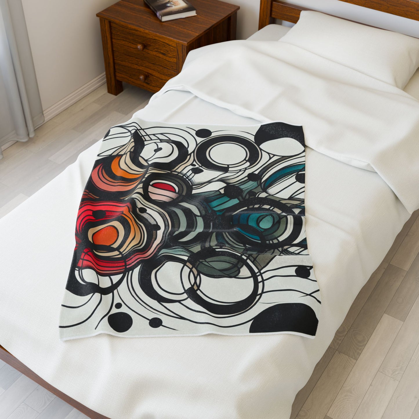 Celestial Whirlwinds - Plush Blanket