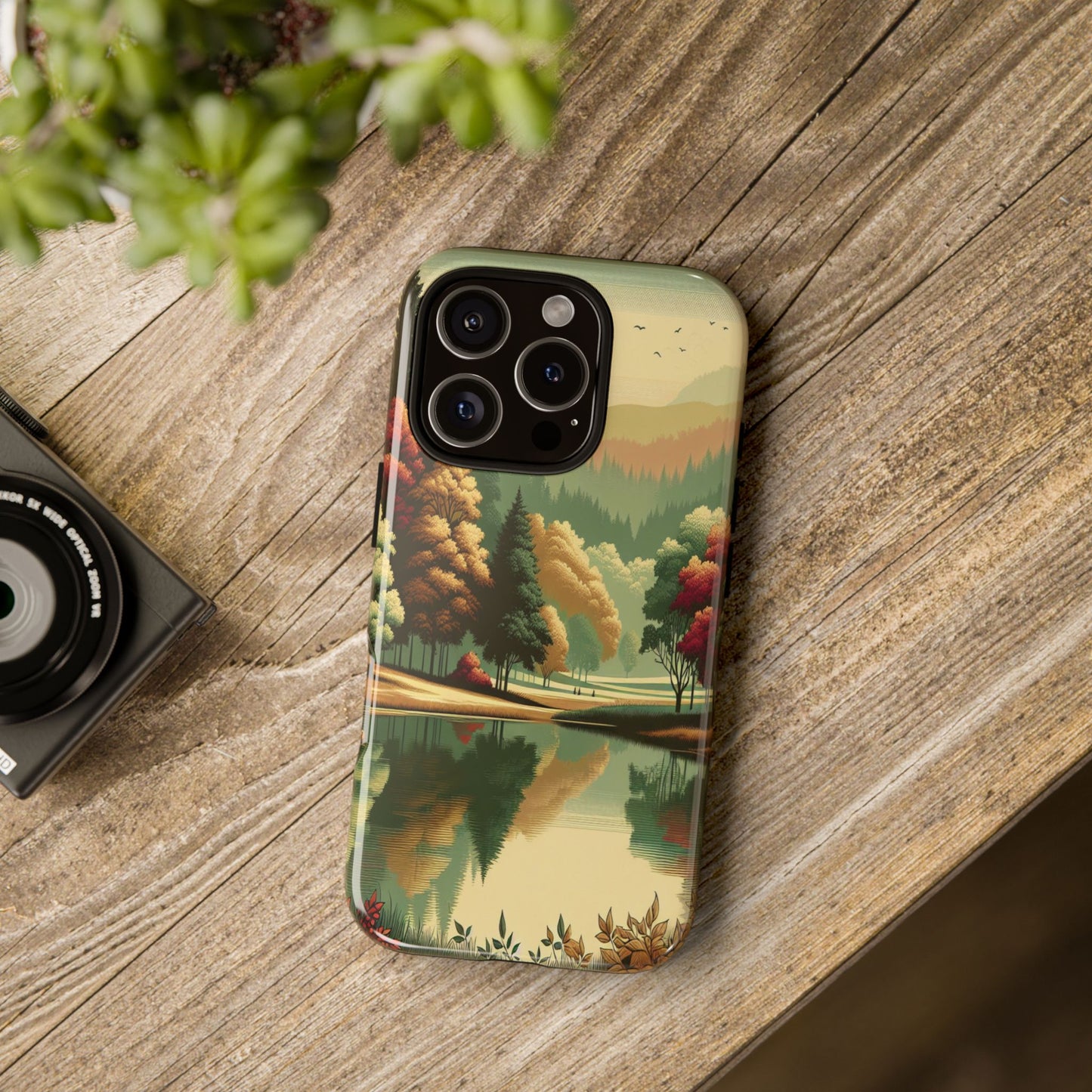 Protective Nature's Tapestry Iphone Case Compatible With Iphone 16 15 14 - Iphone Cover