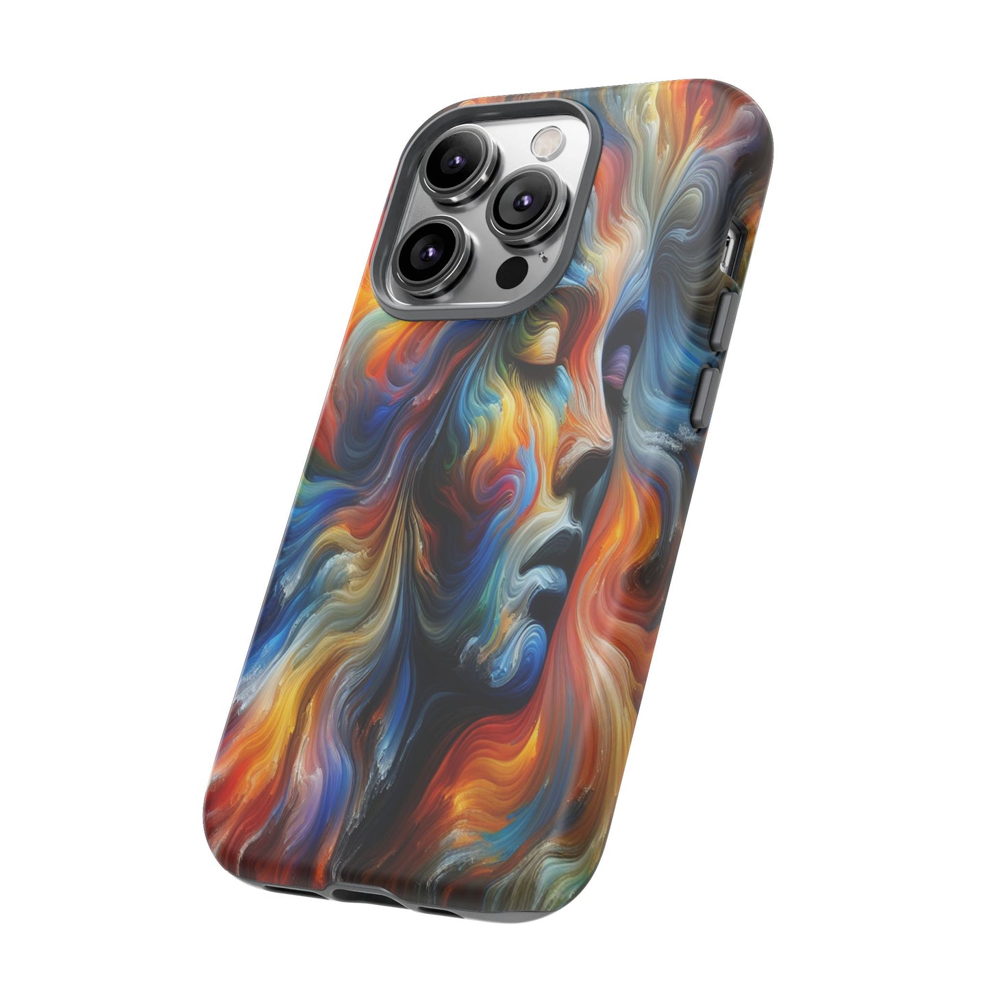 Custom Protective Whirlwind of Colors Iphone Case Compatible With Iphone 16 15 14 - Phone Cover