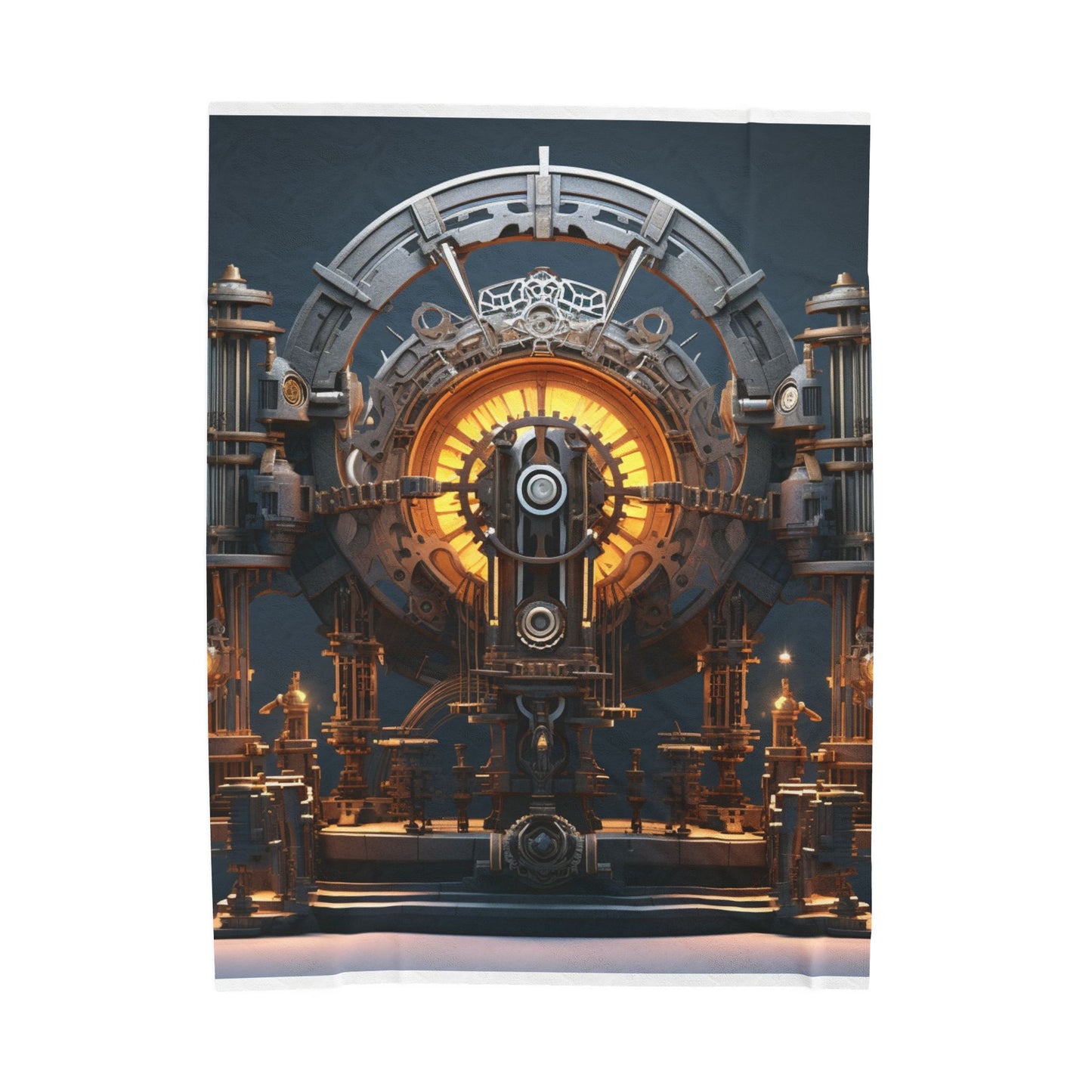 Clockwork Citadel- Plush Blanket