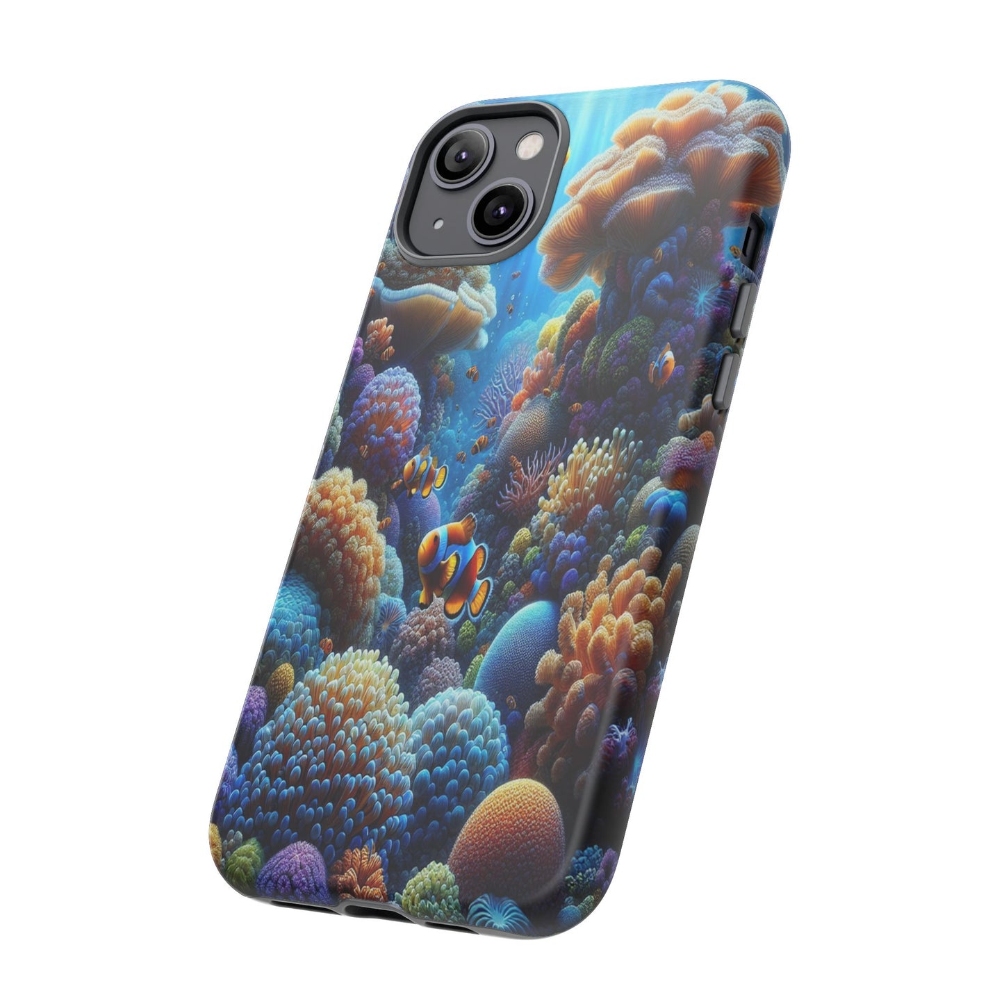 Custom ProtectiveUnderwater Paradise Alive with ColorIphone Case Compatible With Iphone 16 15 14 - Phone Cover