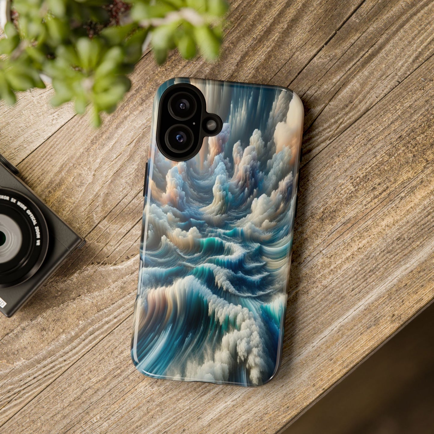 Waves of Clouded Light - Phone Case