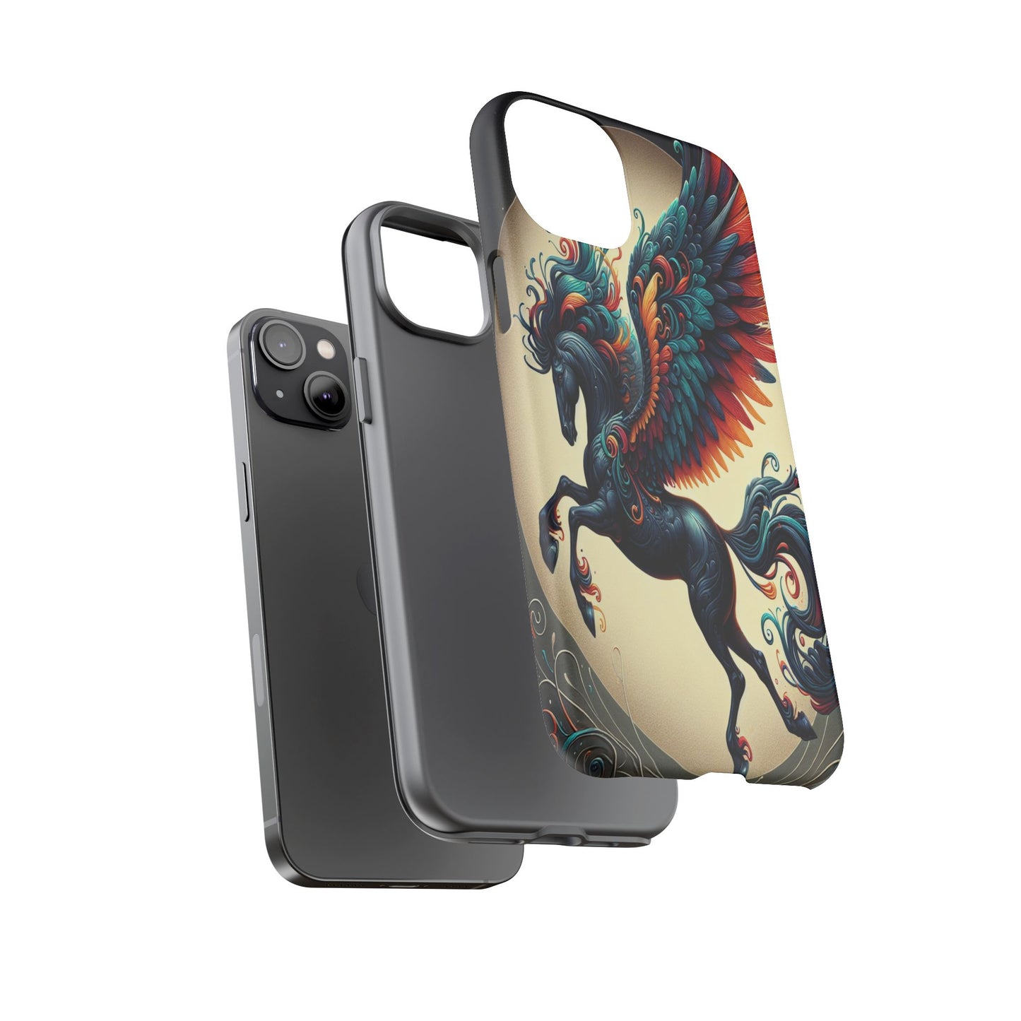 Winged Fantasy in Motion - Phone Case