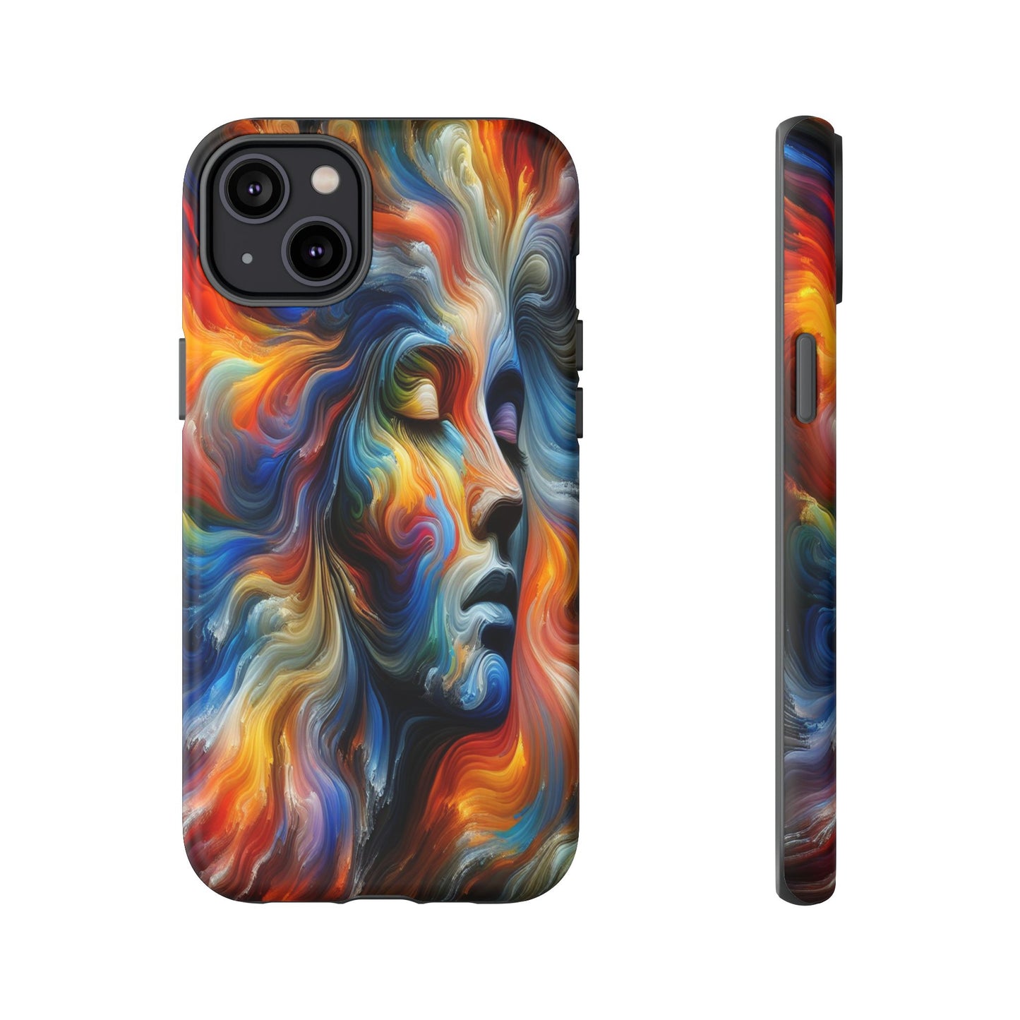 Custom Protective Whirlwind of Colors Iphone Case Compatible With Iphone 16 15 14 - Phone Cover