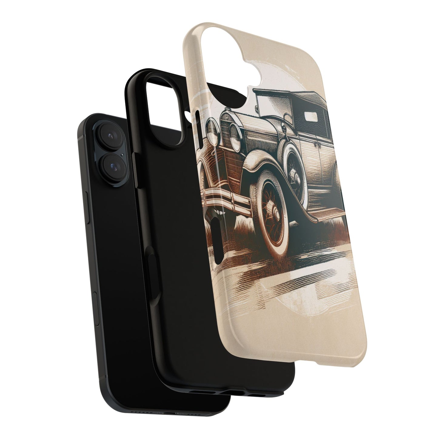 Vintage Wheels in Motion - Phone Case