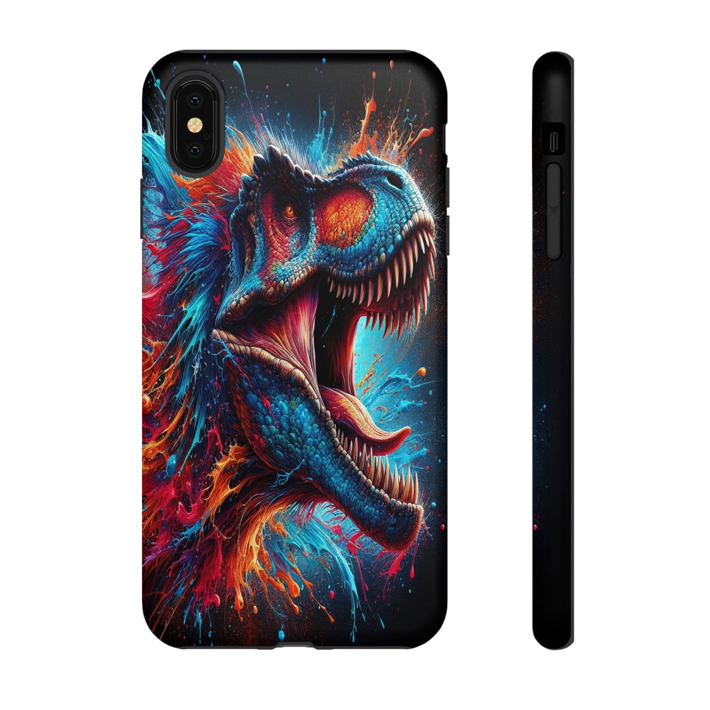 Colorburst Dinosaur Roar - Phone Case