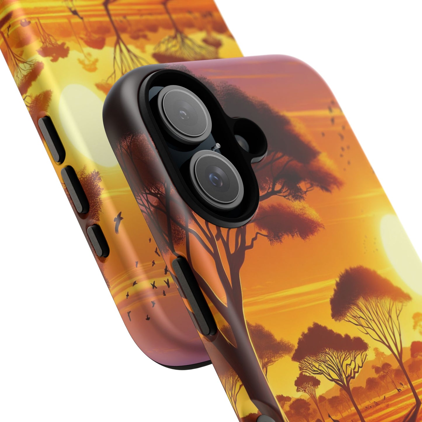 Protective Golden Savannah Giants Iphone Case Compatible With Iphone 16 15 14 - Phone Cover