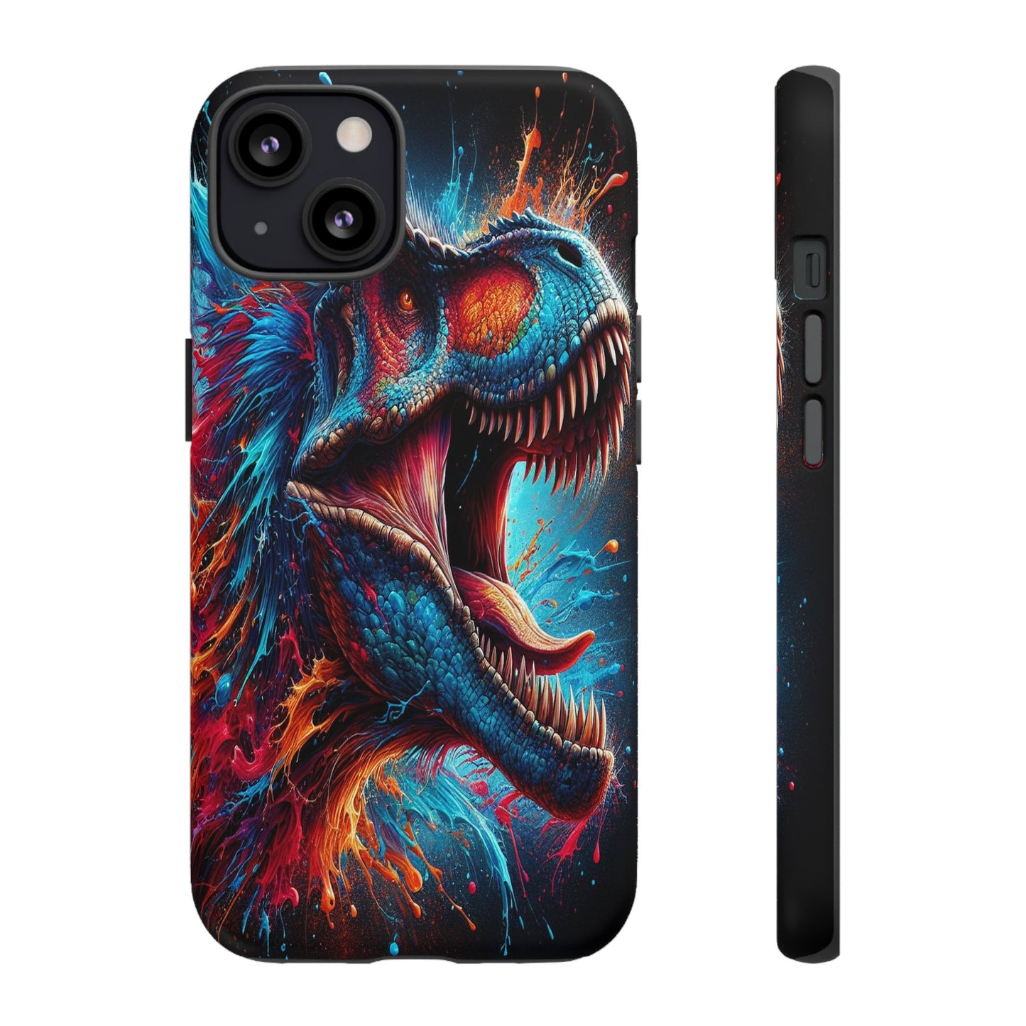 Colorburst Dinosaur Roar - Phone Case