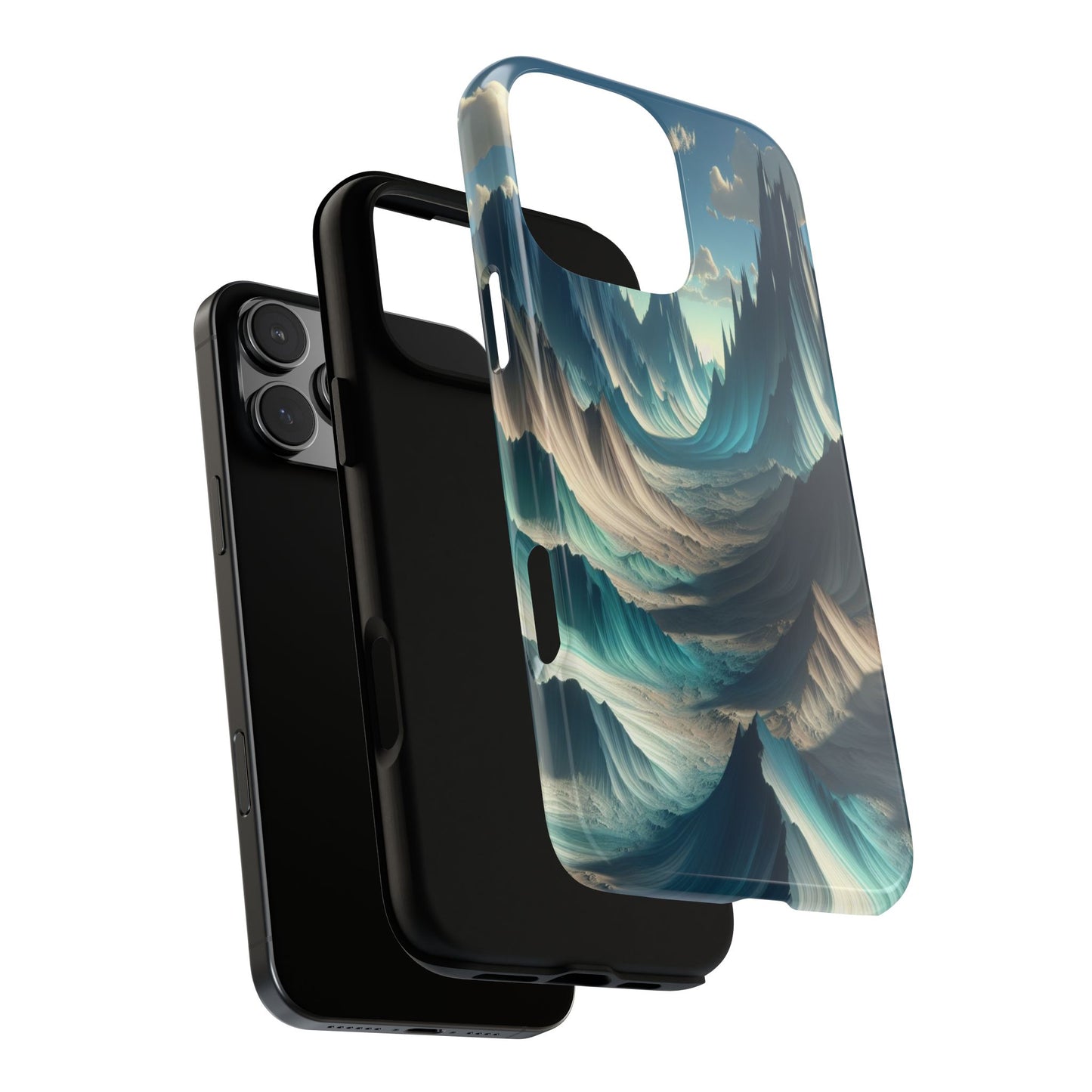 Whispering Peaks of Imagination - Phone Case