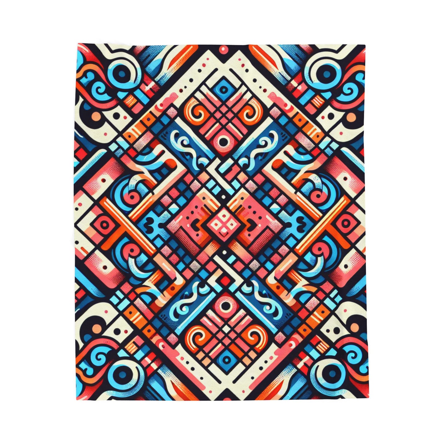 Chromatic Labyrinth - Plush Blanket