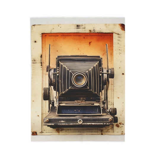 Captured Time in Monochrome- Plush Blanket