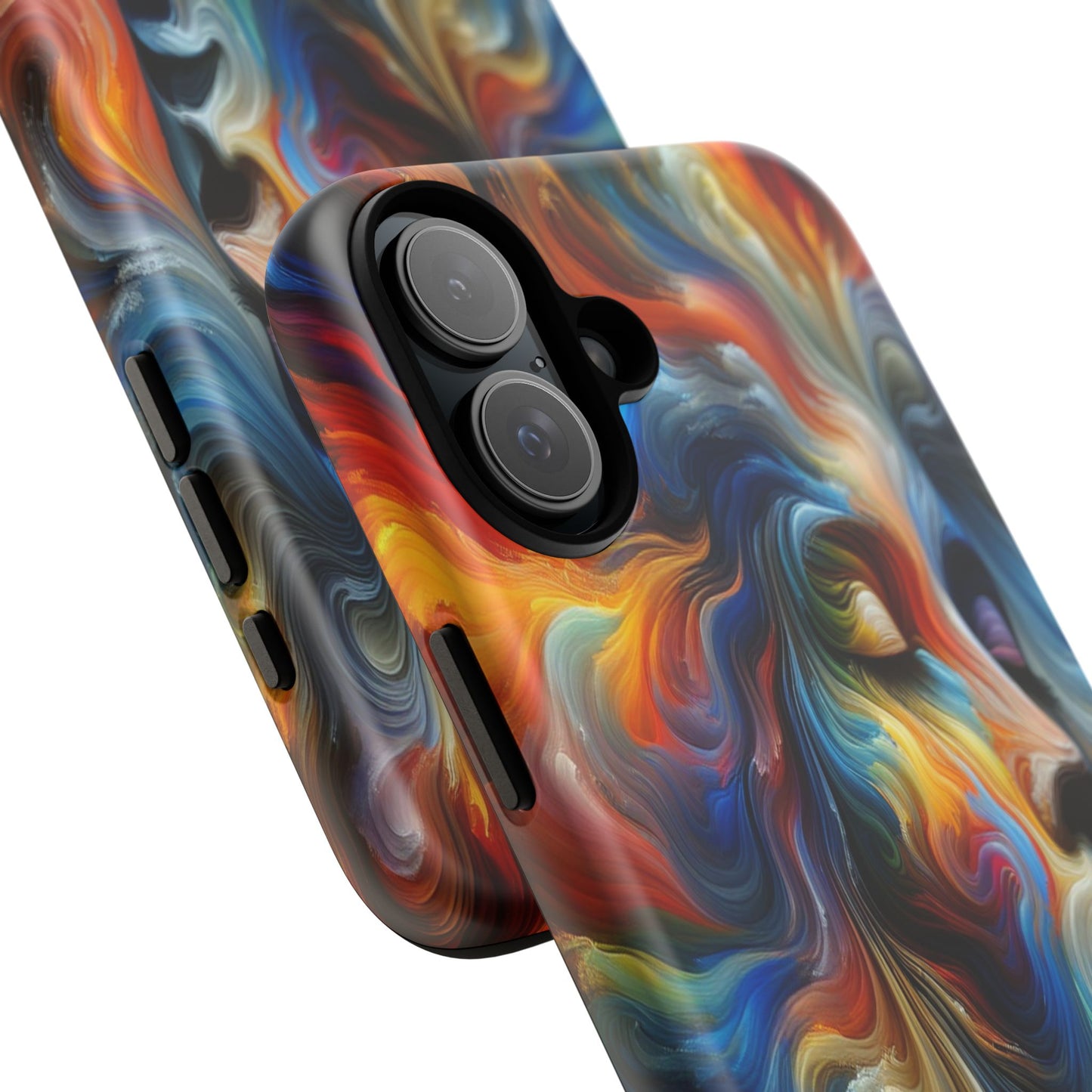 Custom Protective Whirlwind of Colors Iphone Case Compatible With Iphone 16 15 14 - Phone Cover