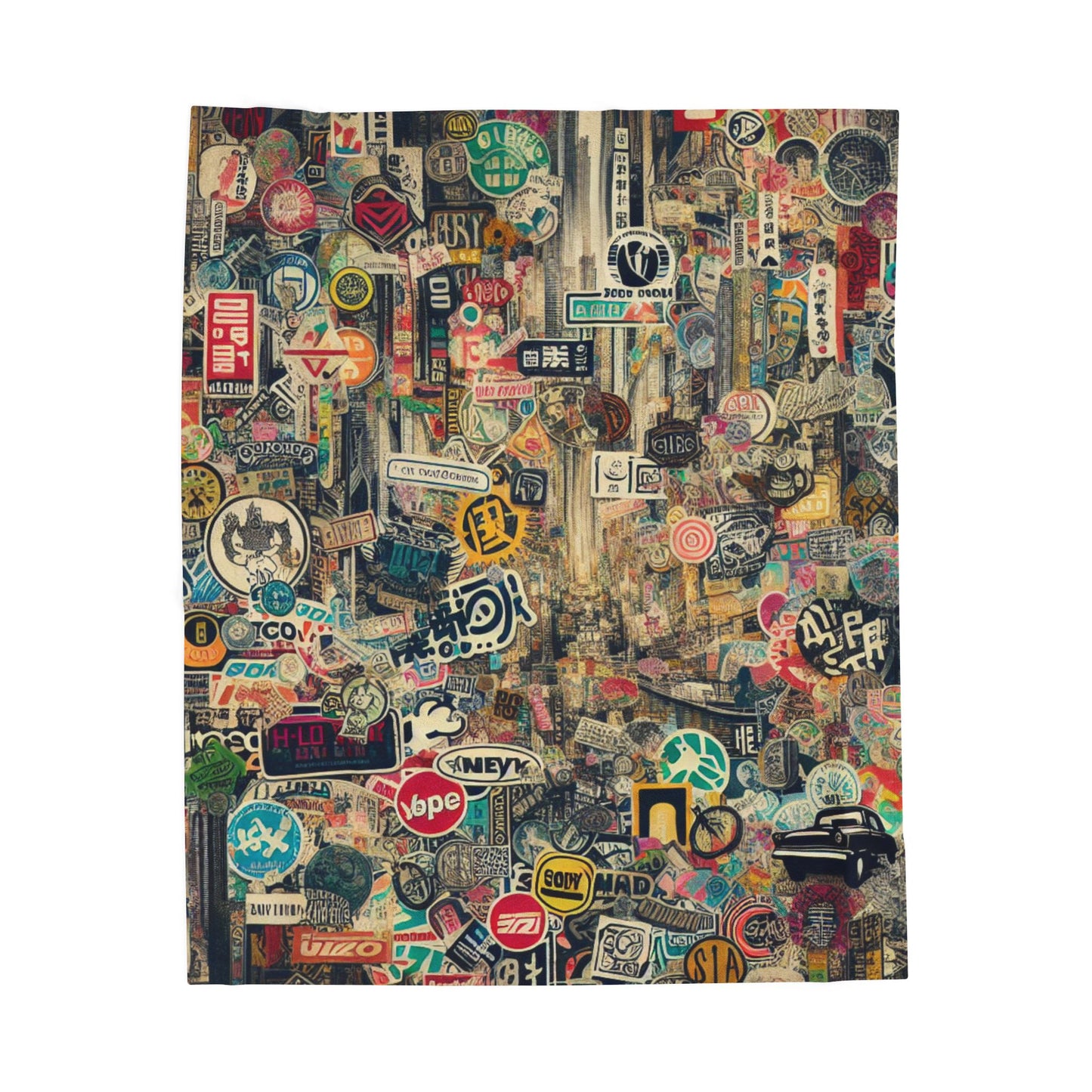 Sticker Medley - Plush Blanket