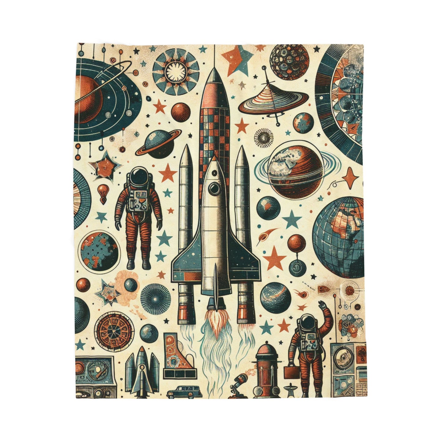 Space Expedition Mystique - Plush Blanket