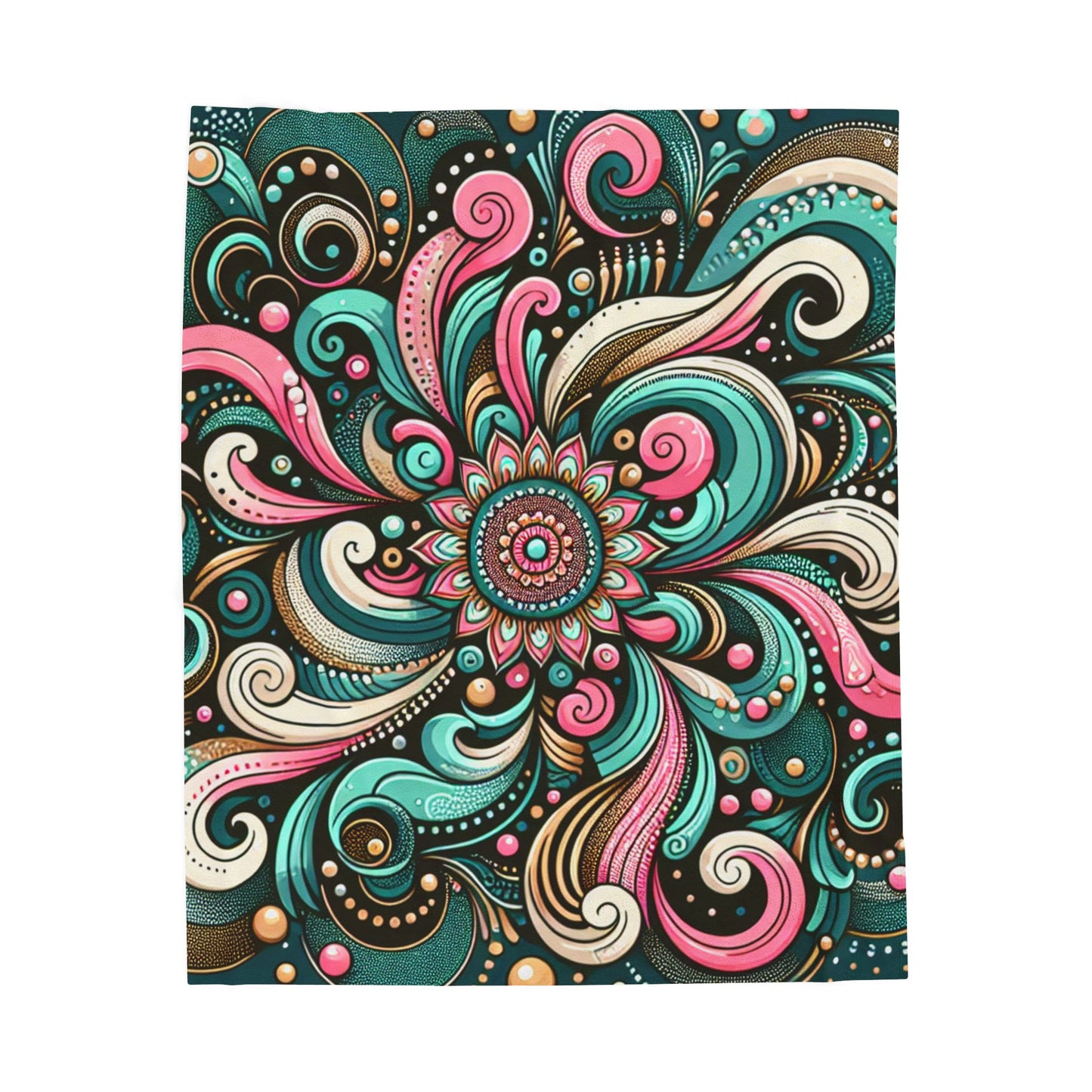 Curves in Motion - Plush Blanket