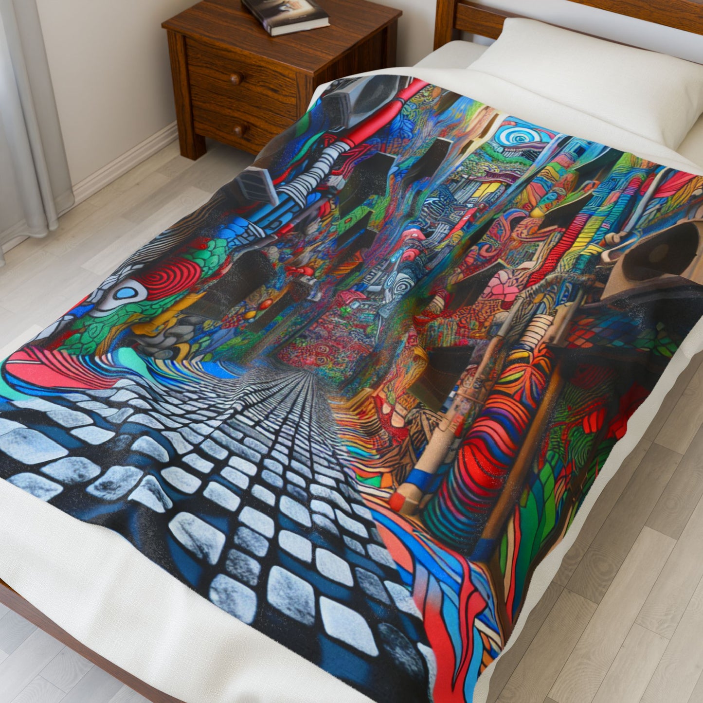 Alley of Creativity - Plush Blanket