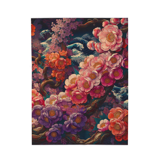 Floral Renaissance - Plush Blanket