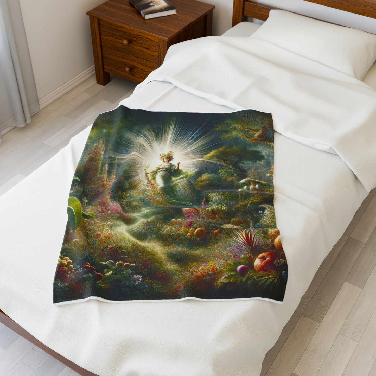 Illuminated Eden- Plush Blanket