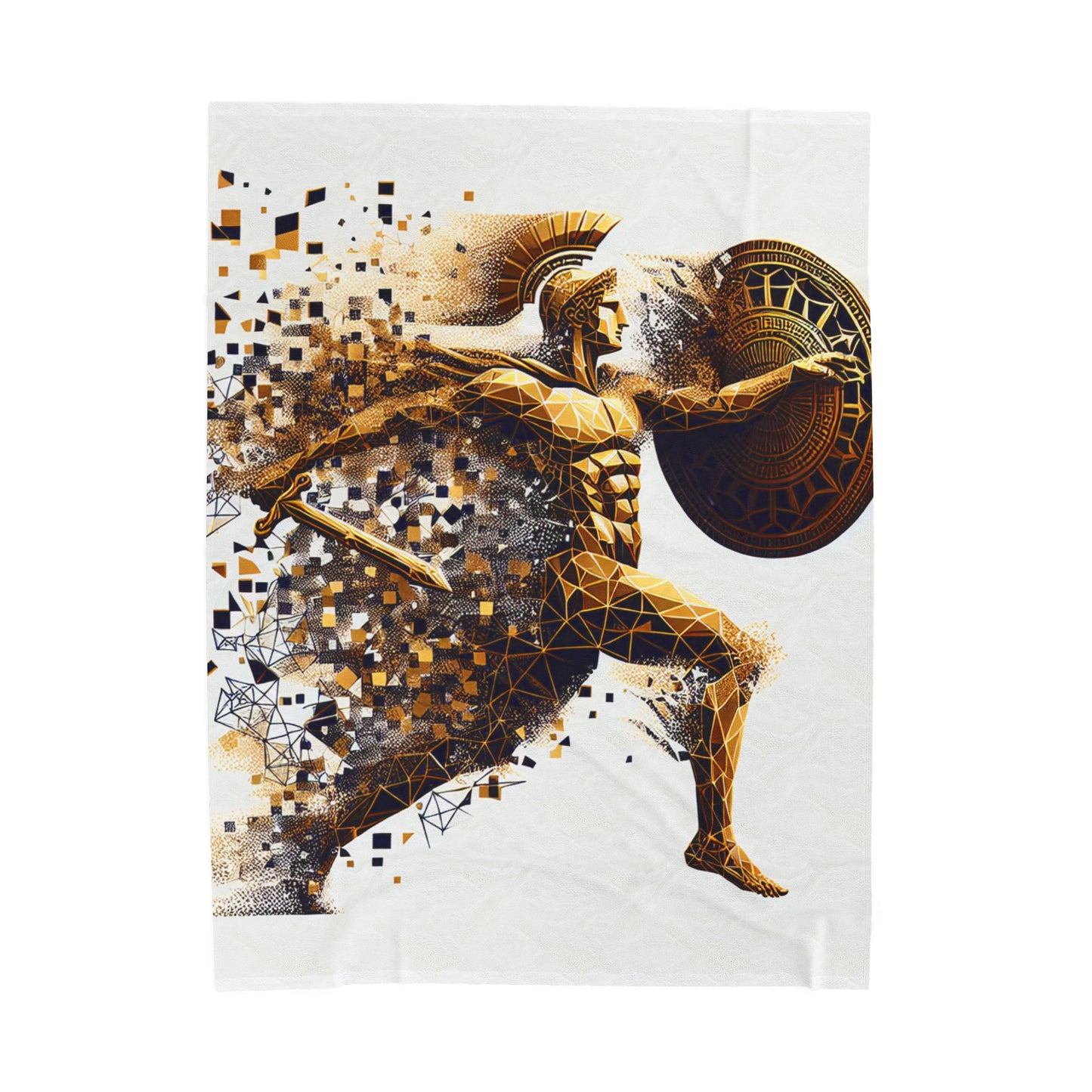 Warrior in Motion - Plush Blanket