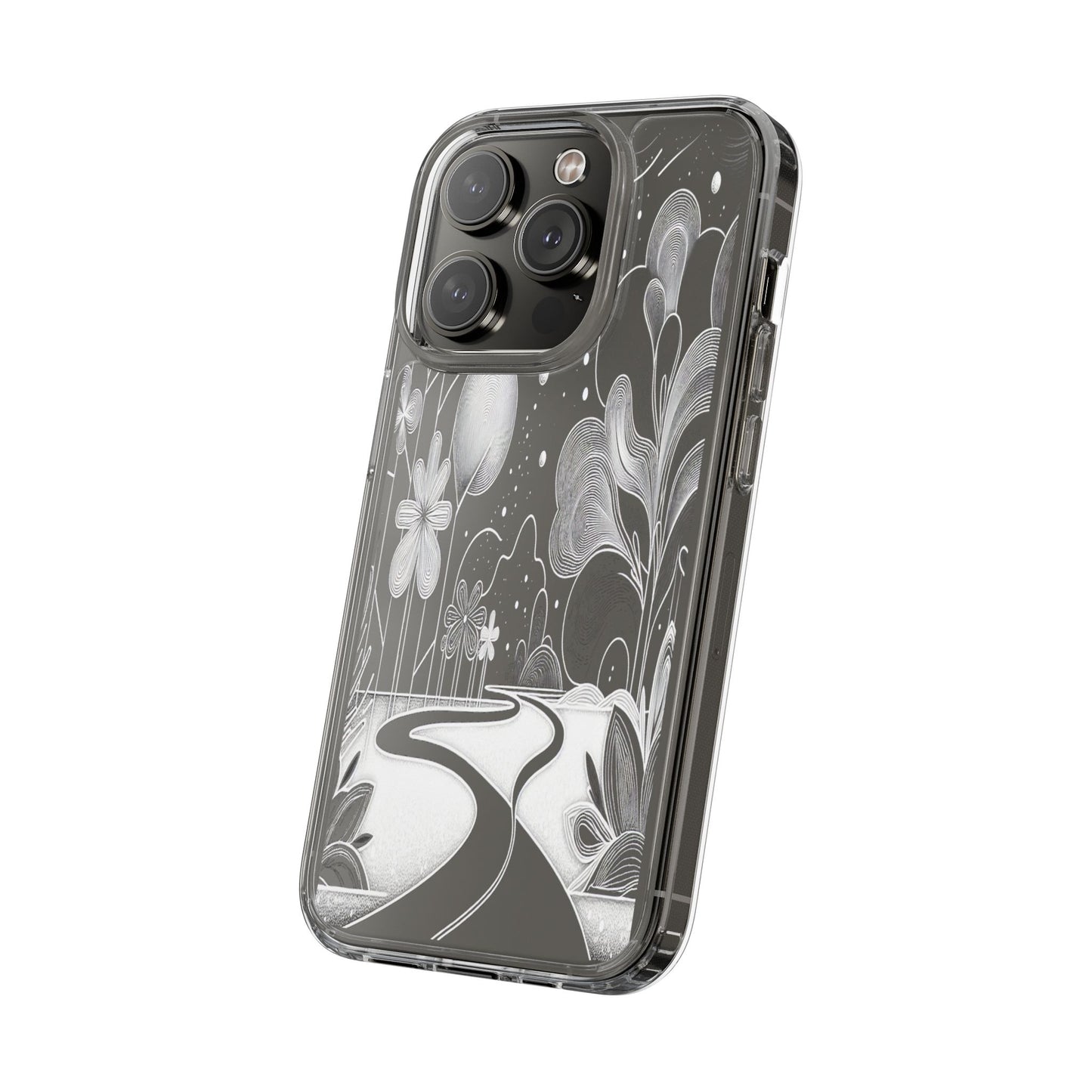 Transparent Pathway to Imagination Iphone Case Compatible With Iphone 16 15 14 - Clear Phone Cover