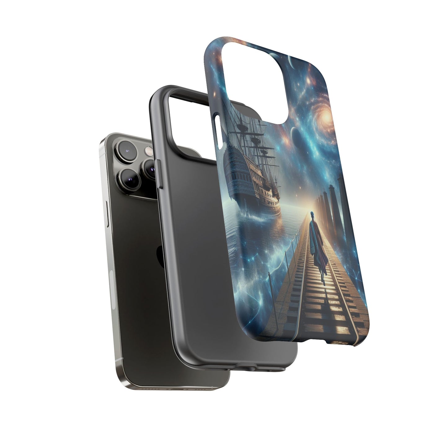 Protective Journey Through the Stars Iphone Case Compatible With Iphone 16 15 14 - Phone Cover