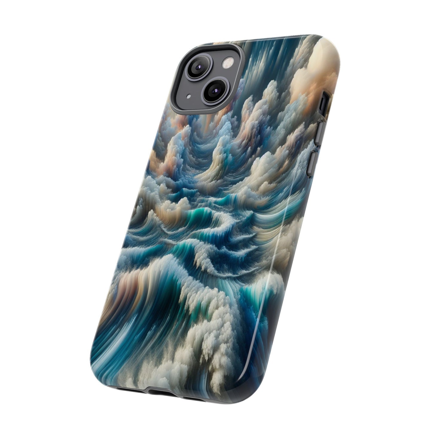 Waves of Clouded Light - Phone Case
