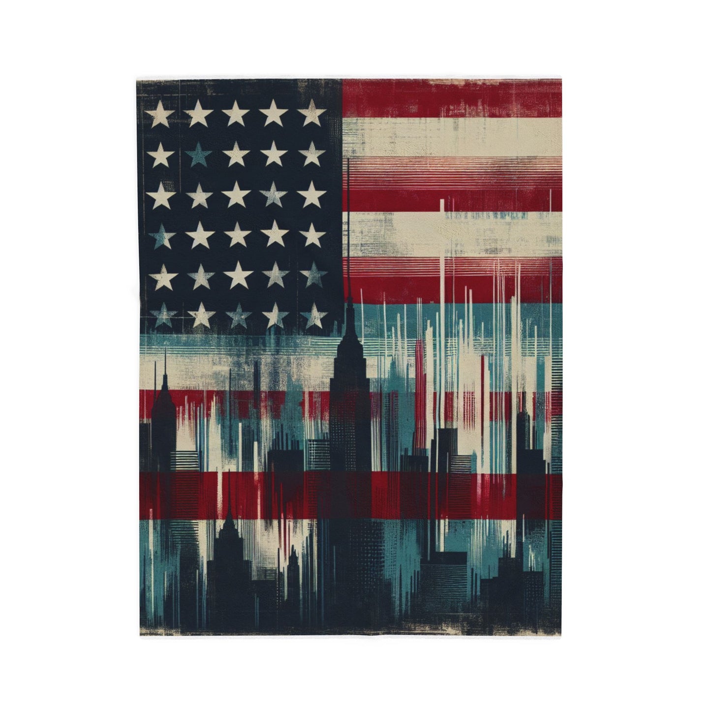 American Pulse- Plush Blanket