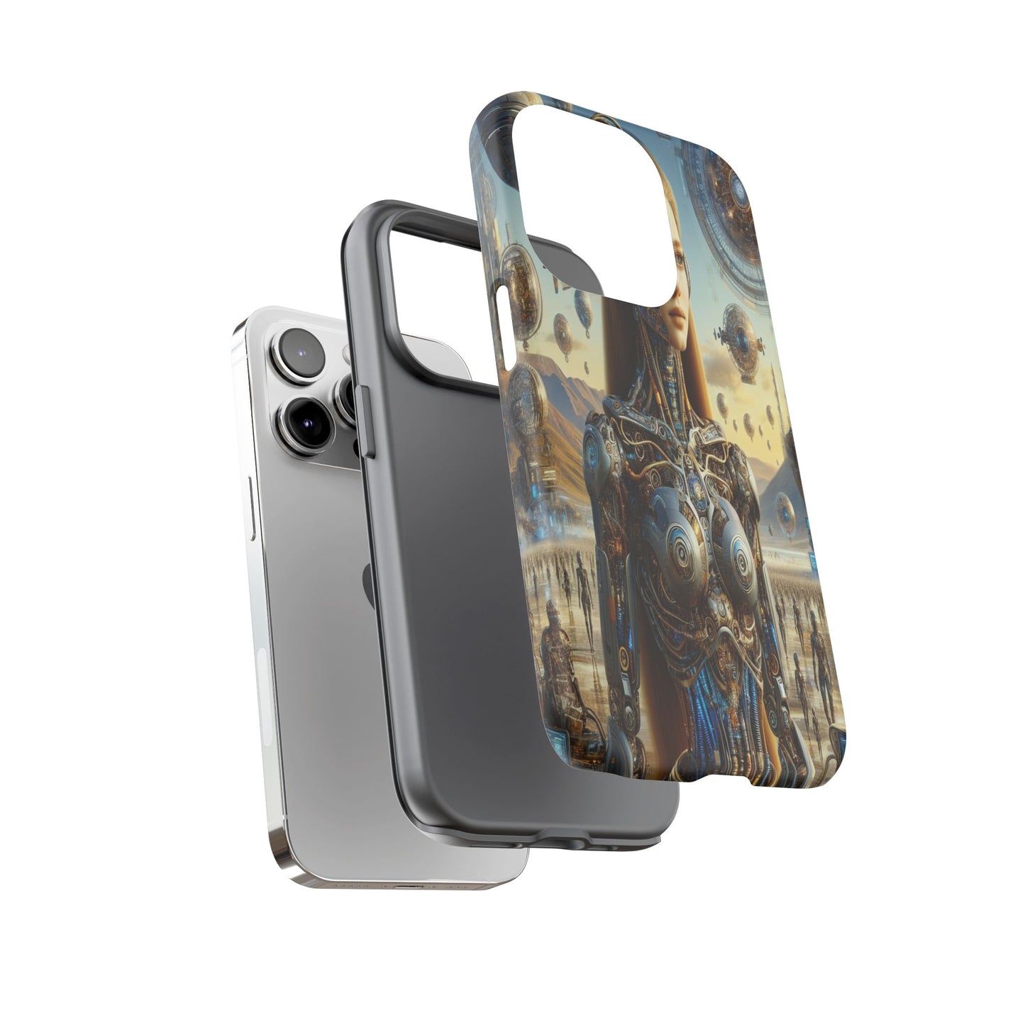 Futuristic Realm of Technology - Phone Case