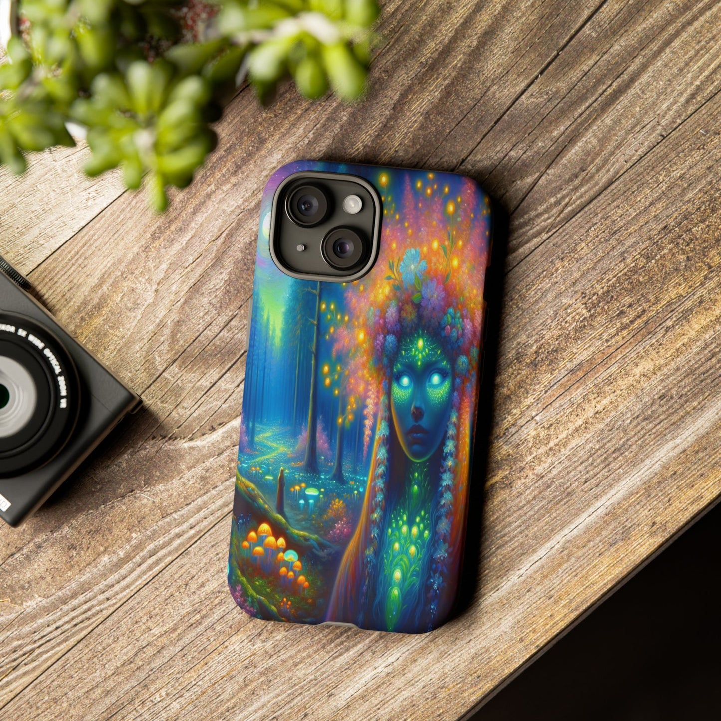Forest of Mystical Lights - Phone Case