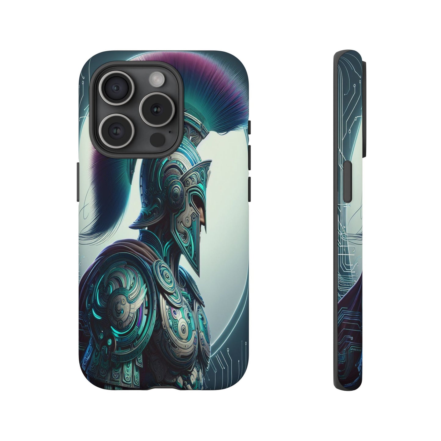 Custom ProtectiveGuardian of the Digital RealmIphone Case Compatible With Iphone 16 15 14 - Phone Cover