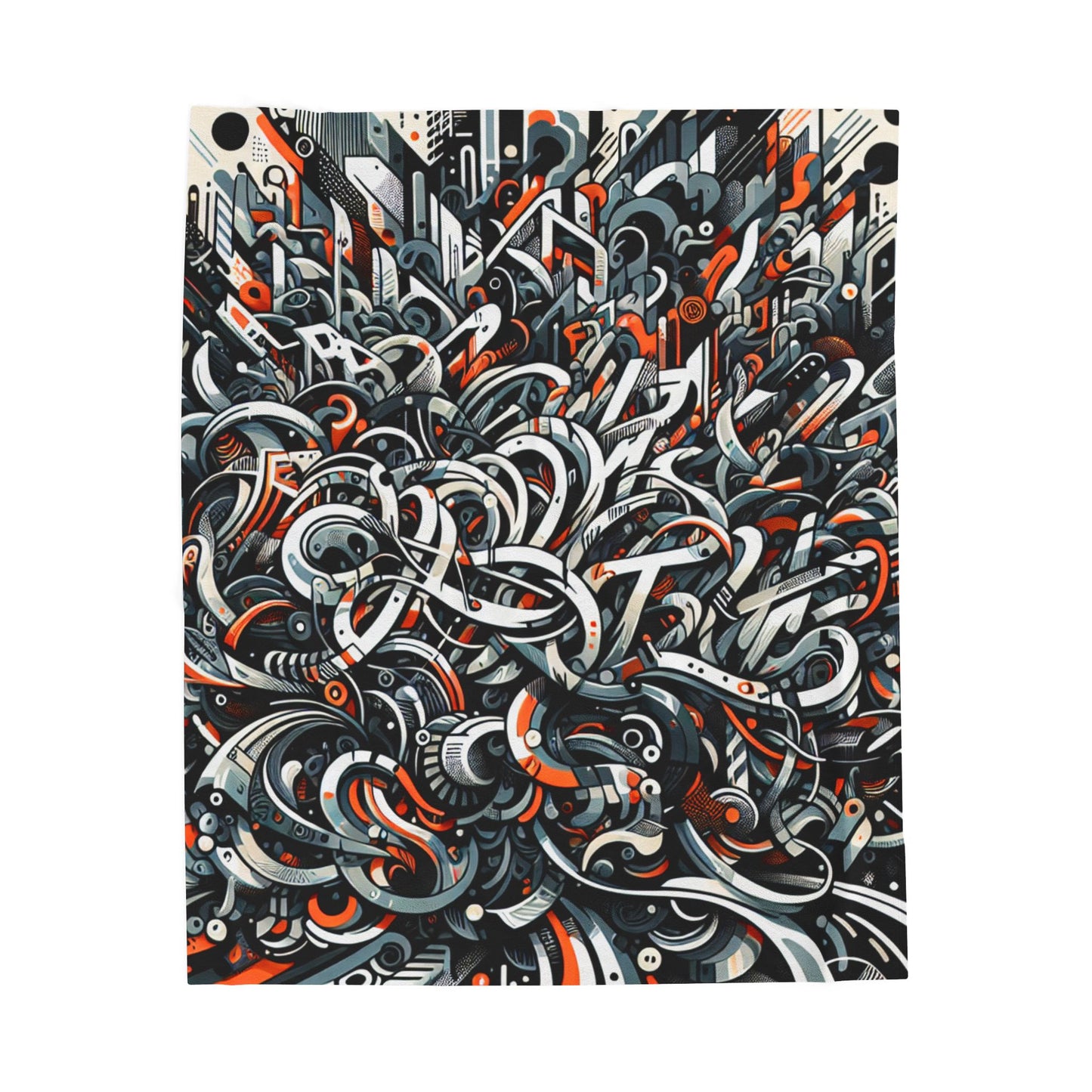 Intricate Maze Unfolds - Plush Blanket