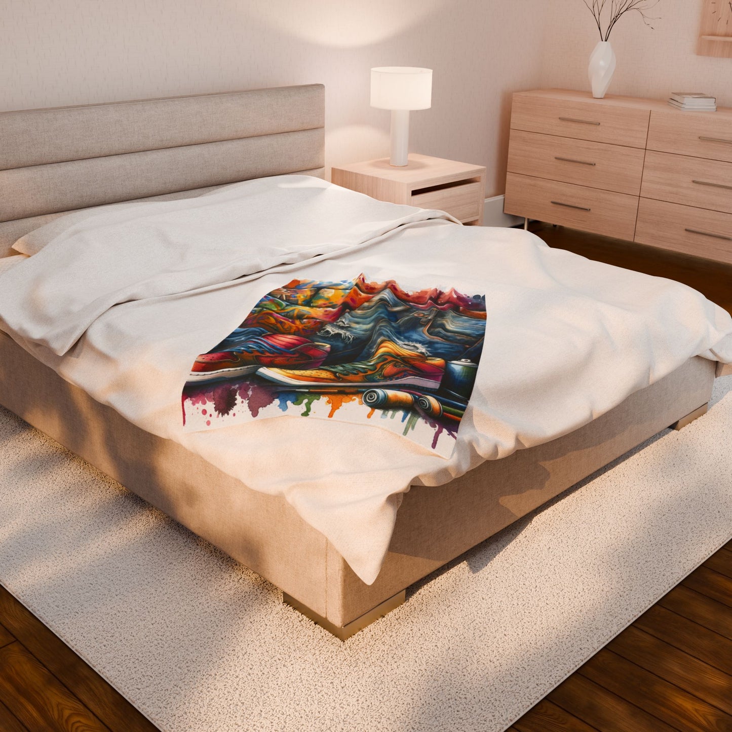 Street Expression Reimagined - Plush Blanket