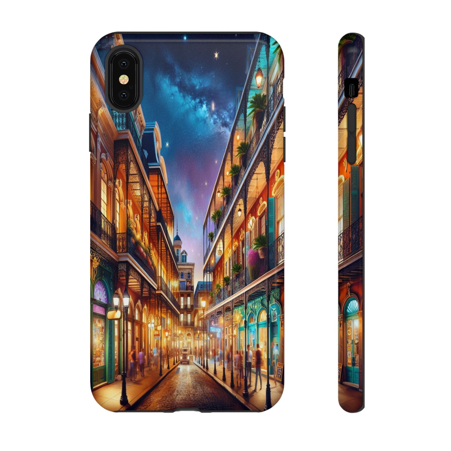 Starlit Street in the City - Phone Case