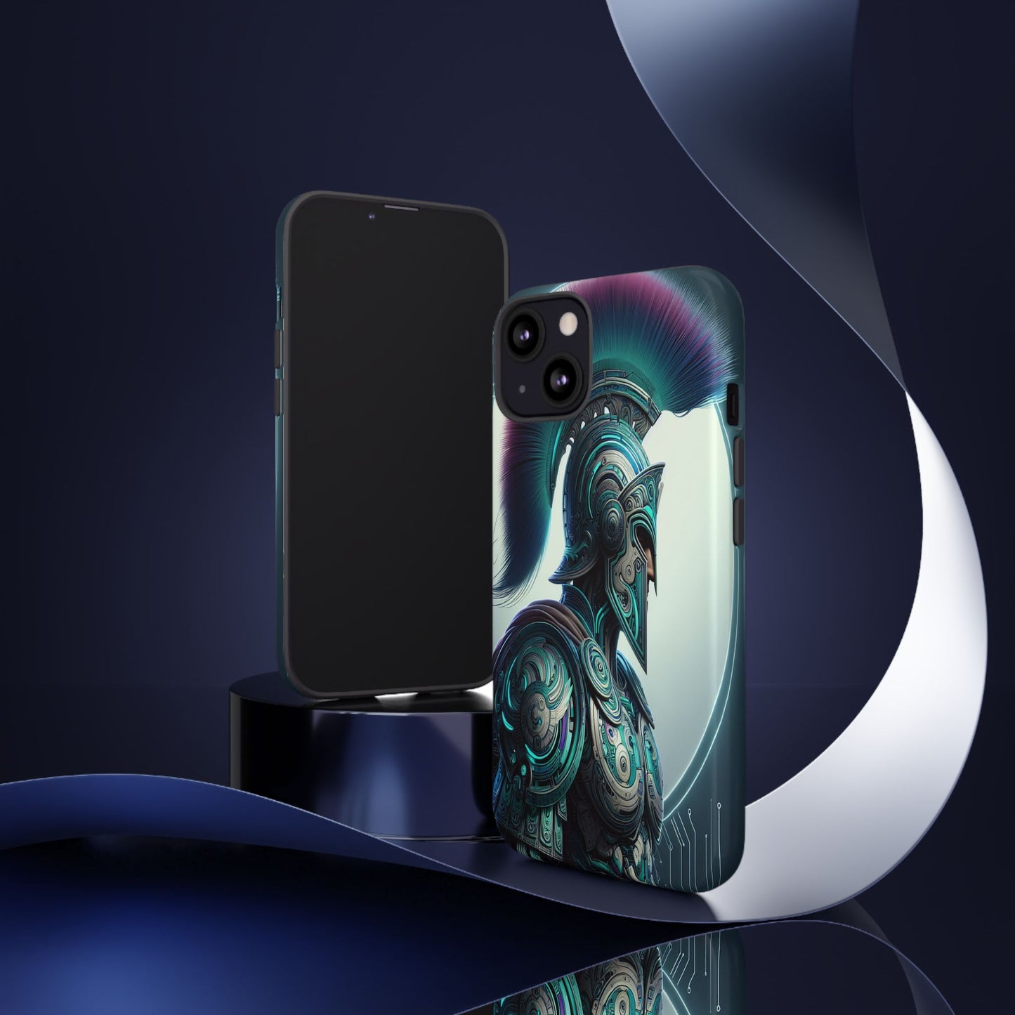 Custom ProtectiveGuardian of the Digital RealmIphone Case Compatible With Iphone 16 15 14 - Phone Cover