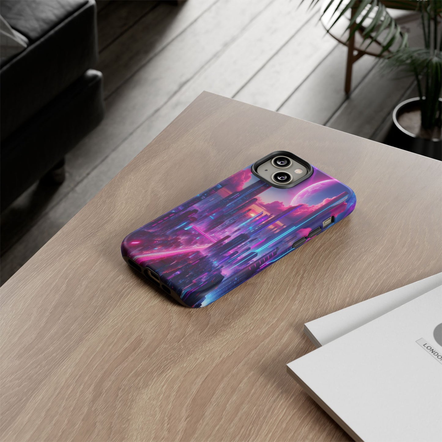 Futuristic Skyline Fantasy - Phone Case