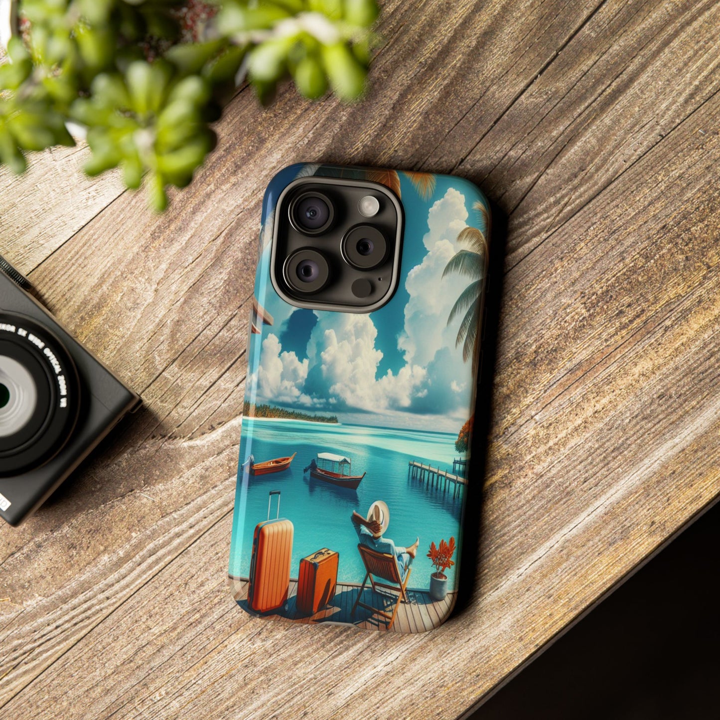 Island Escape Oasis - Phone Case