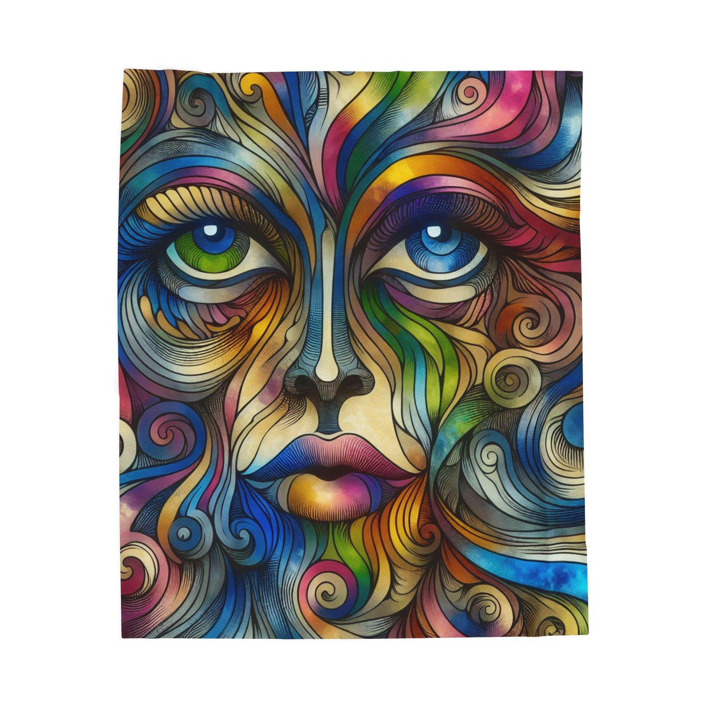 Whirl of Expression - Plush Blanket