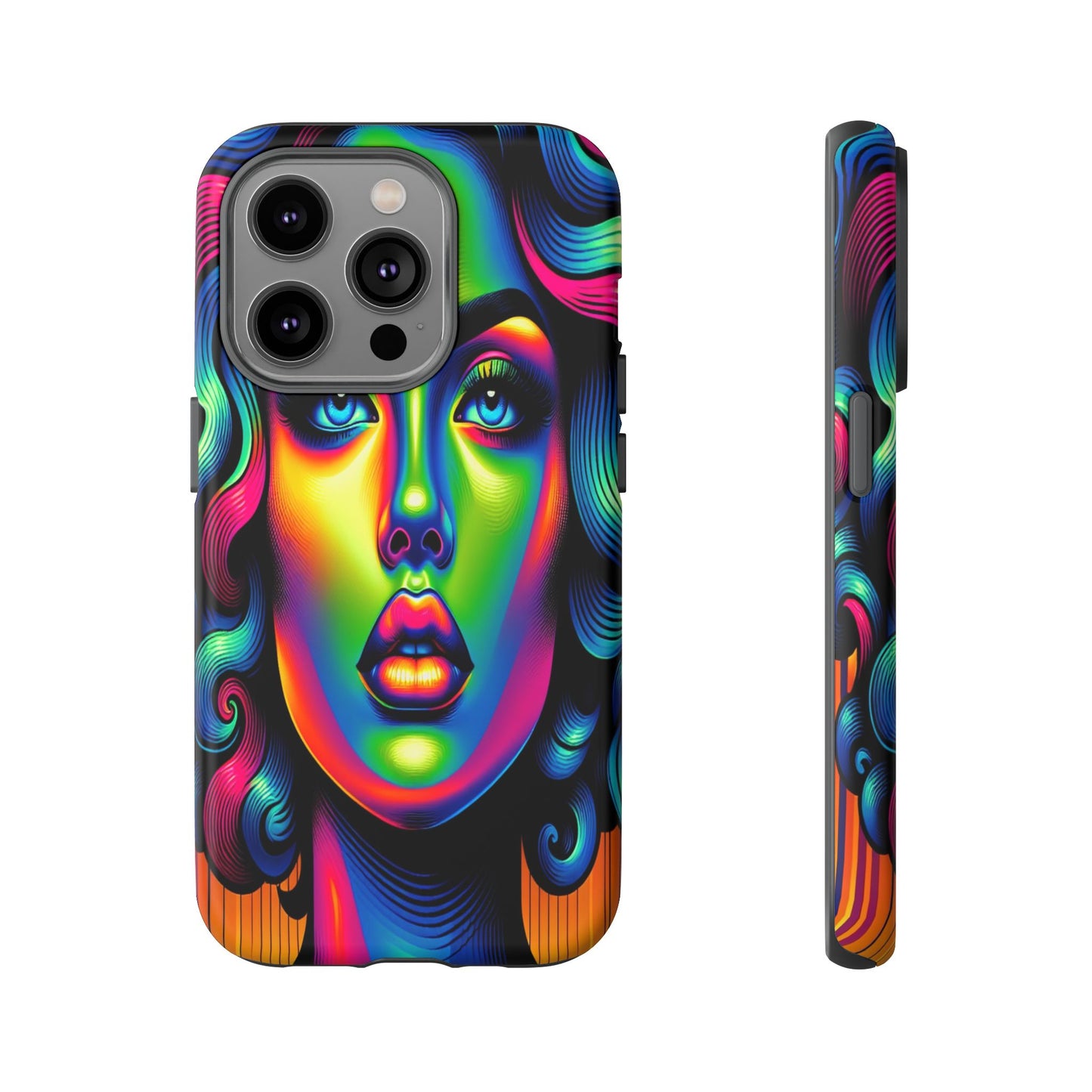 Custom Protective Spectrum Radiance Iphone Case Compatible With Iphone 16 15 14 - Phone Cover