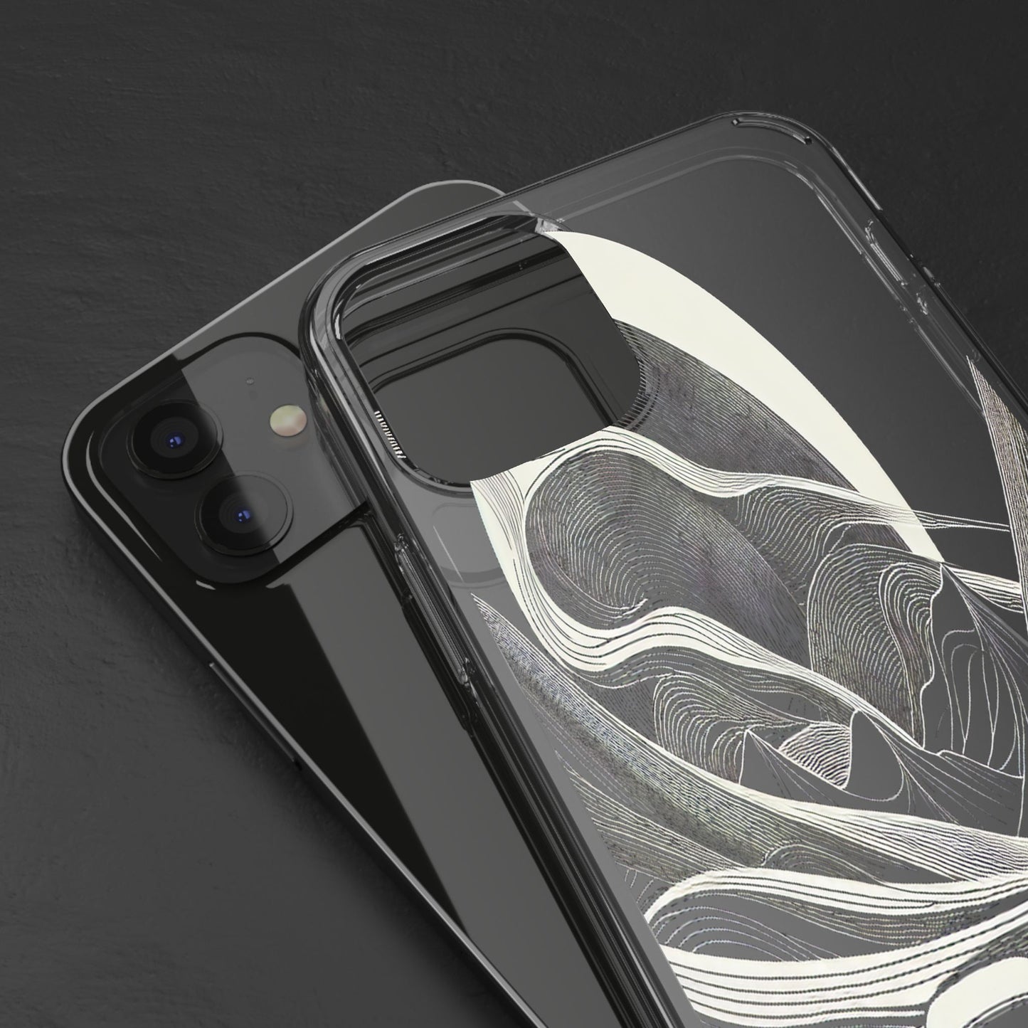Journey Through the Curves - Clear Phone Case