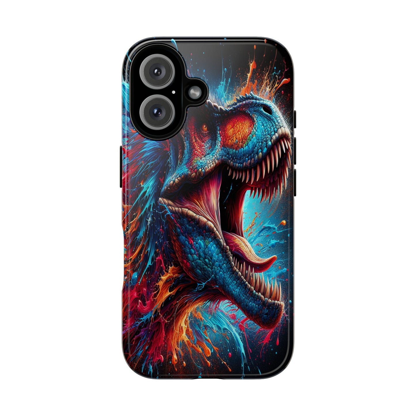 Colorburst Dinosaur Roar - Phone Case