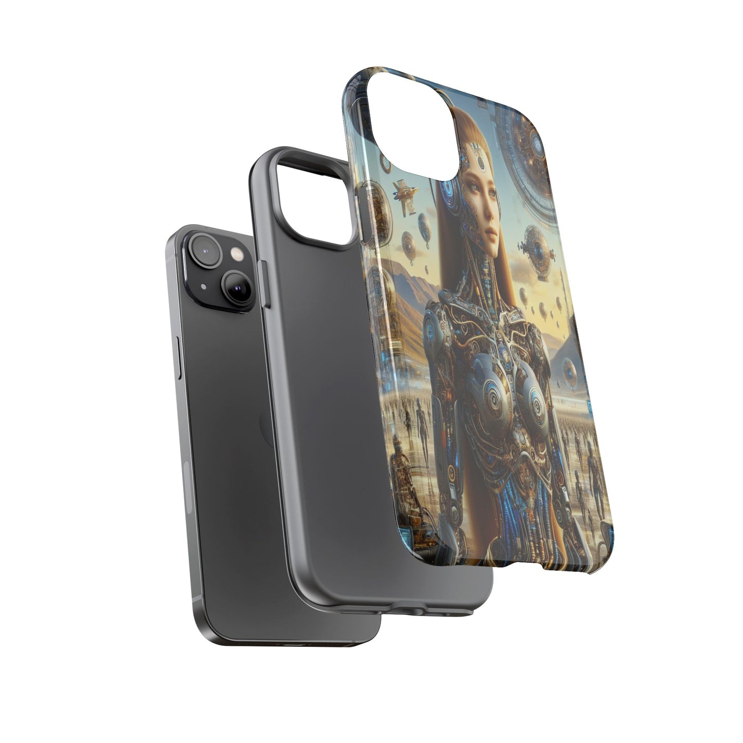 Futuristic Realm of Technology - Phone Case
