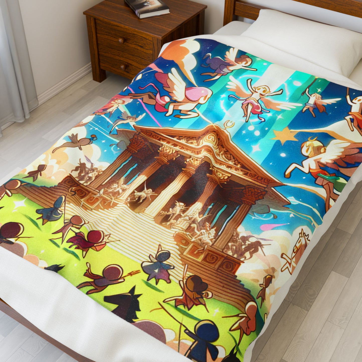 Celestial Gathering - Plush Blanket