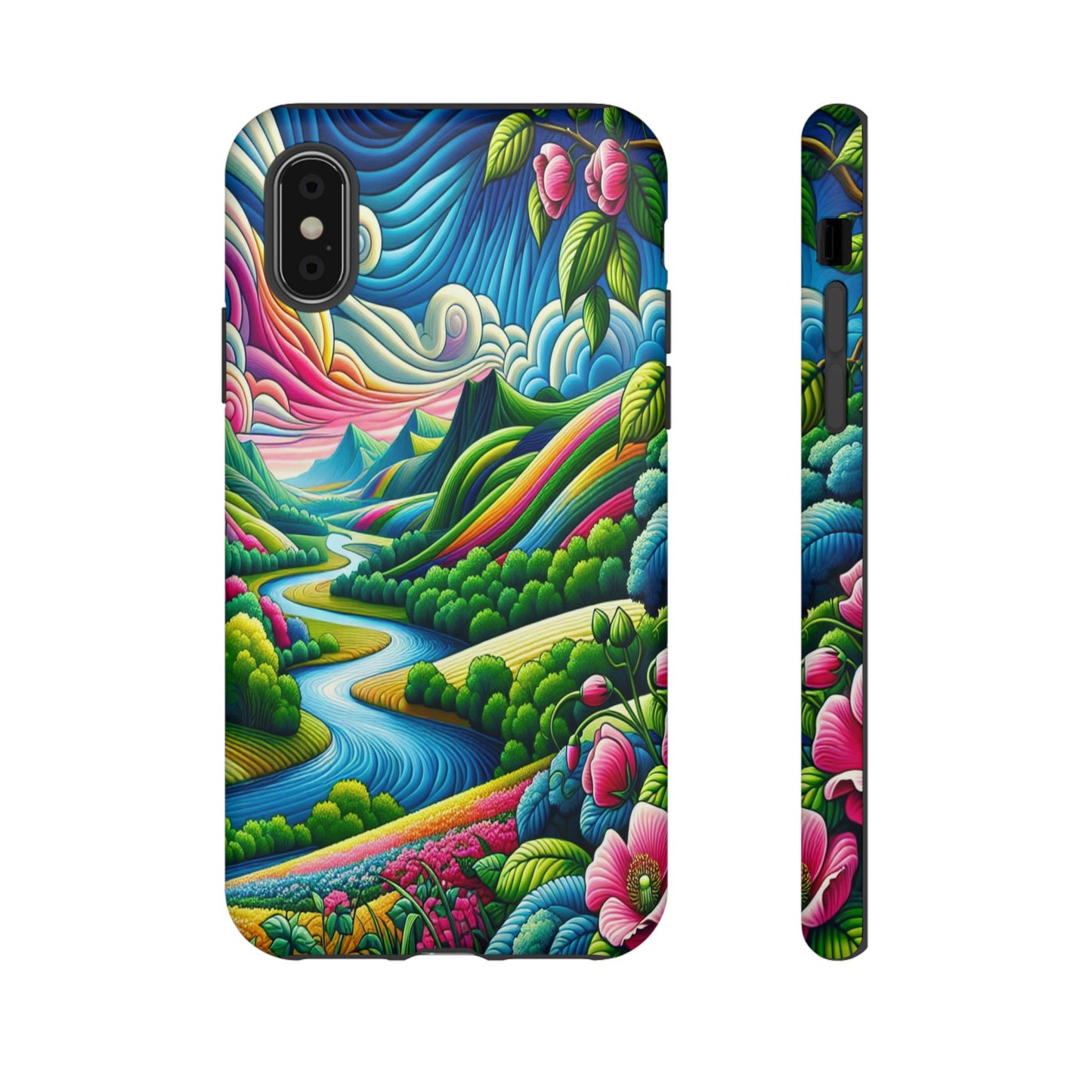 Colorful Landscape Fantasy - Phone Case