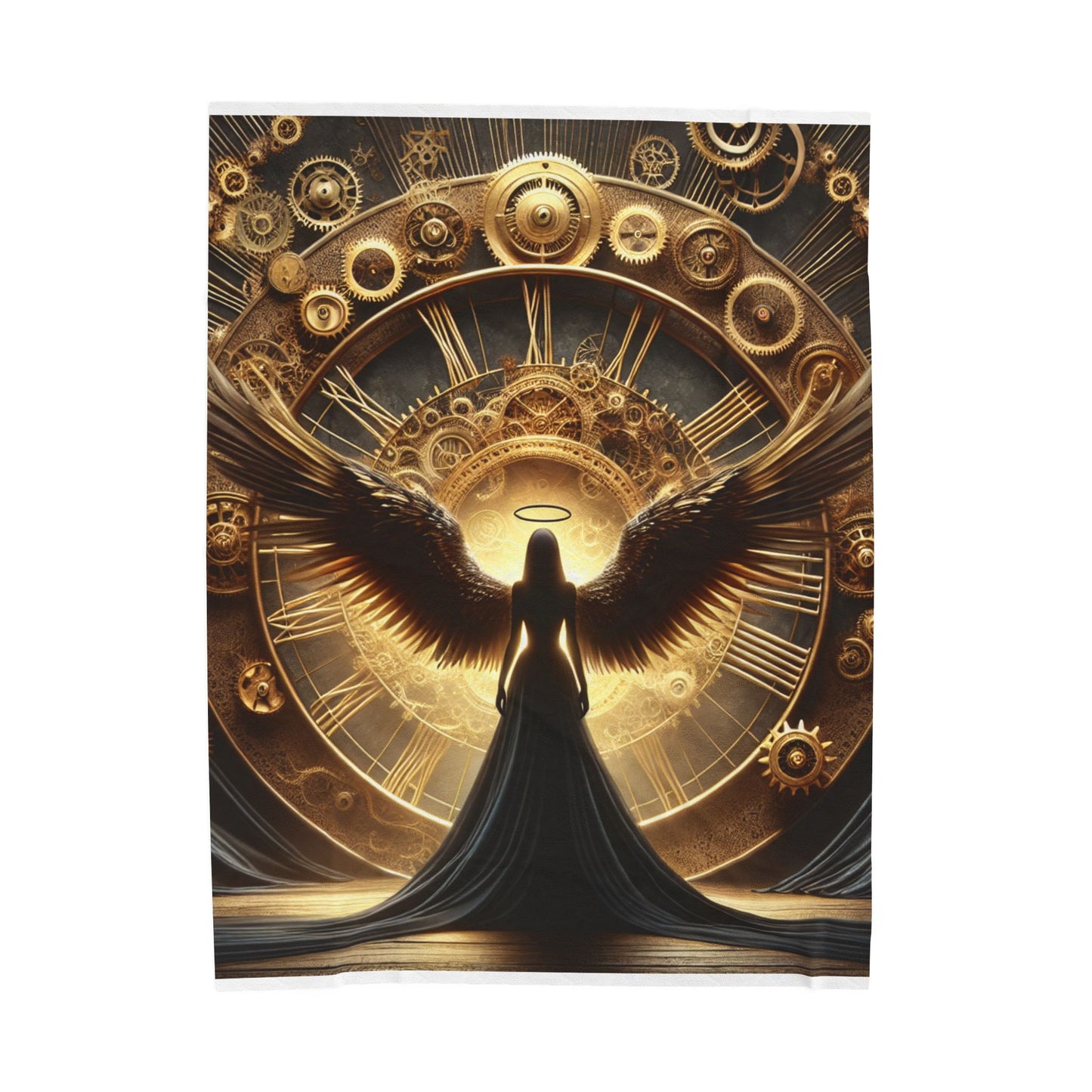Guardian of the Timebound Wings - Plush Blanket