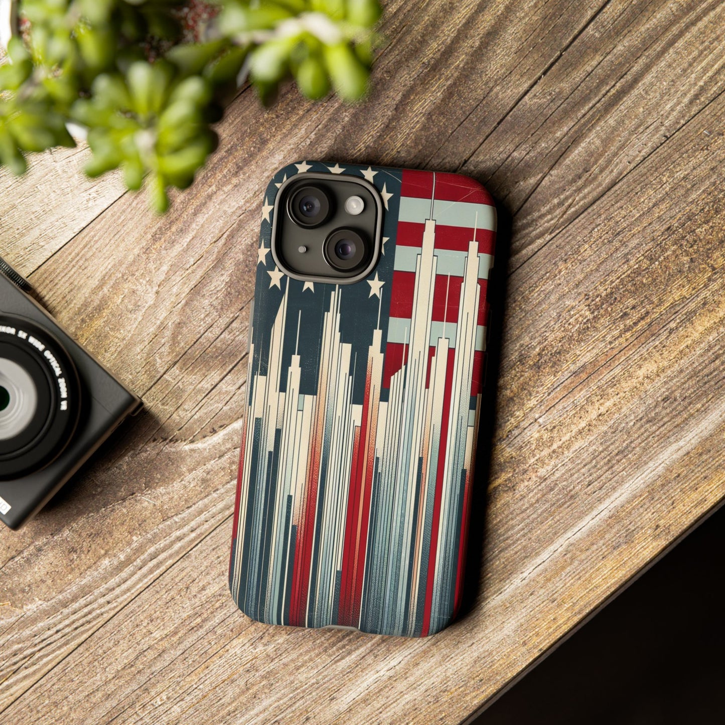 Skyline and Stars Unite - Phone Case