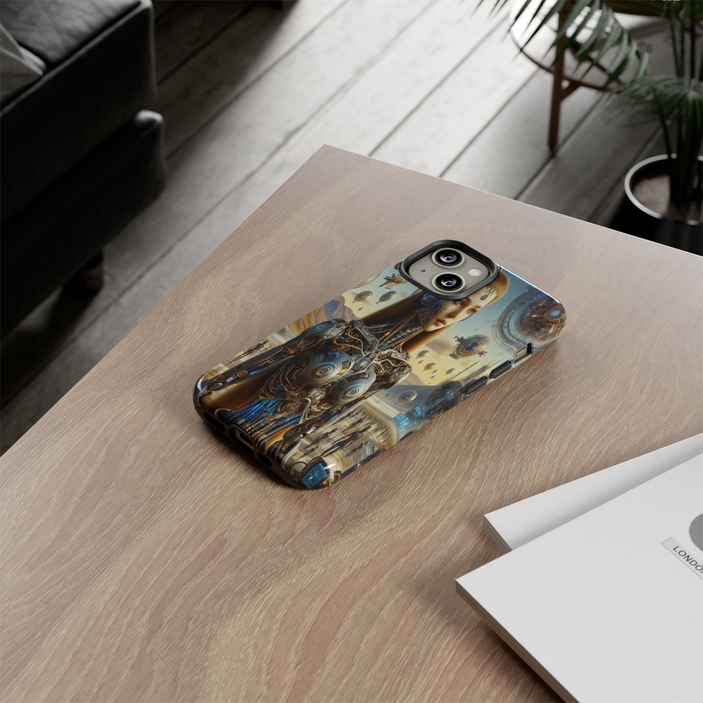Futuristic Realm of Technology - Phone Case