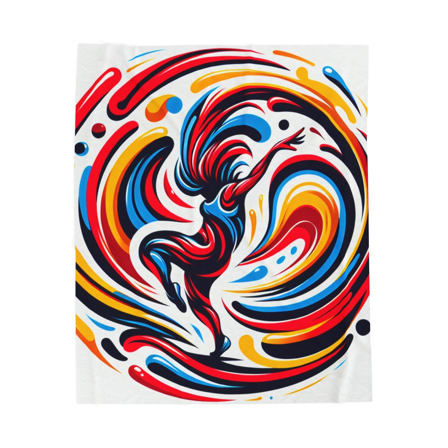 Energetic Movement - Plush Blanket